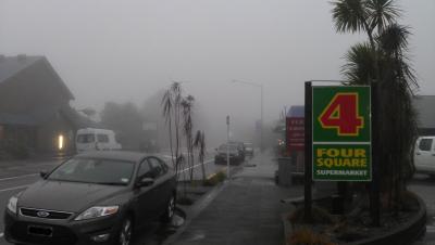 Franz Josef im Regen